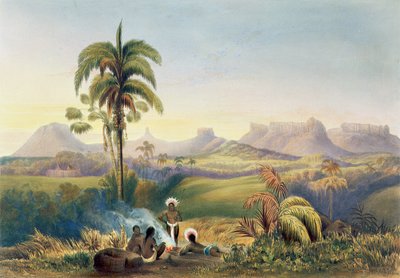 Roraima, una notable cadena de montañas de arenisca en Guayana, de 
